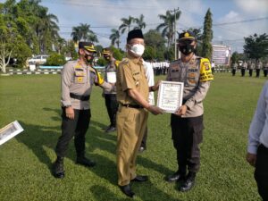 Sukses Amankan Pilkada, 40 Personel Polres Ogan Ilir Diganjar Penghargaan