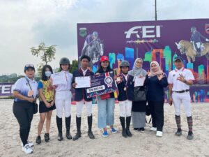 Tim Atlet Berkuda 3D Stable Sumsel Raih Medali di Kejuaraan Equestrian Solidarity Challange Jumping Series 2 