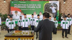 Herman Deru Lantik AW Noviadi Sebagai Ketua PORDASI Ogan Ilir