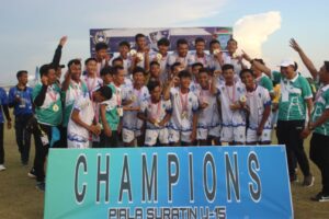 PIALA SOERATIN U15 OGANILIR 2022 –   Sejarah Tercipta, Kalahkan PS Palembang 1-0 PSOI Juara Piala Soeratin U15 Zona Sumsel