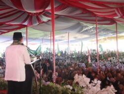 Pj Gubernur Agus Fatoni Bersama Menko PMK RI Hadiri Peringatan Hari Santri Nasional di Sumsel