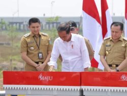 Dampingi Presiden Joko Widodo Resmikan Jalan Tol Indera-Prabu, Bupati Panca Optimis Keberadaannya Mampu Mempercepat Pertumbuhan Ekonomi wilayahnya