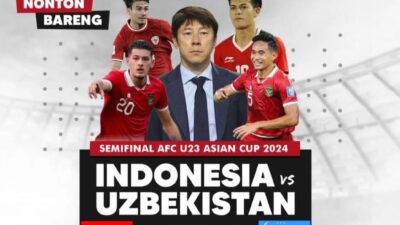 PIALA ASIA U-23  Pemkab Ogan Ilir Akan Gelar Nobar Laga Semifinal Piala Asia U-23 TIMNAS VS Uzbekistan, Catat Tanggal dan Lokasinya..!!