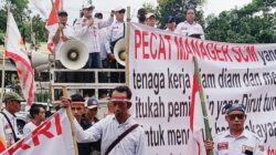 APM Prabumulih Geruduk Kantor Pertamina Pusat