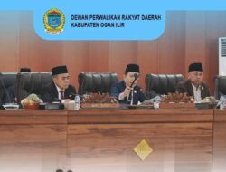 Ketua DPRD Soeharto Pimpin Rapat Penandatanganan MOU  Pimpinan DPRD dan Bupati Ogan Ilir tentang Perubahan KUA dan Perubahan PPAS APBD Kabupaten Ogan Ilir Tahun Anggaran 2024